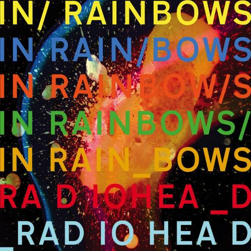 La colorida portada de "In Rainbows".