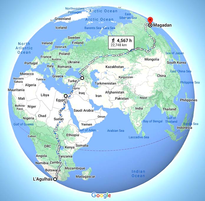 La ruta de senderismo más larga del mundo