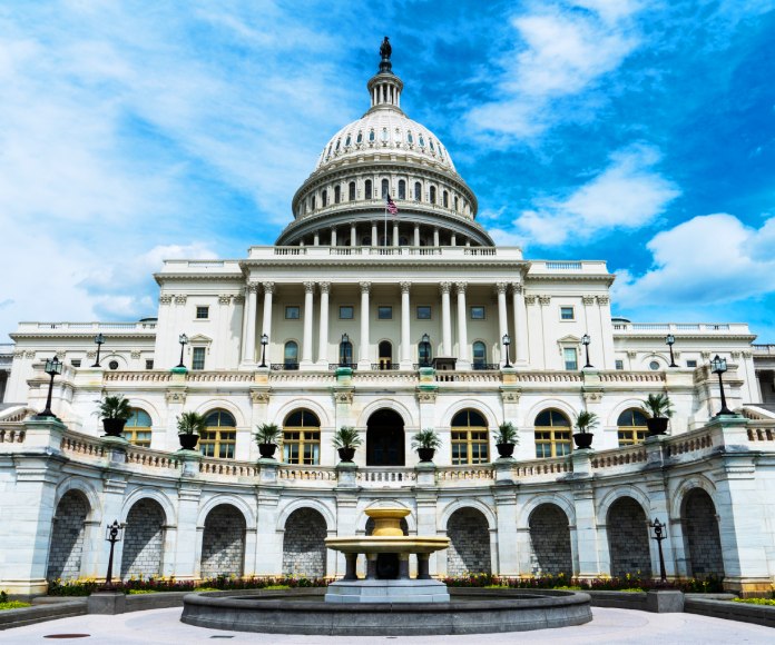 El Capitolio en Estados Unidos.