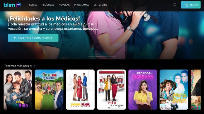 Servicios streaming: Blim TV