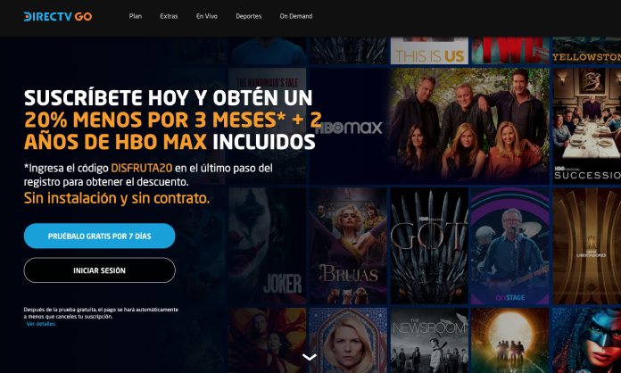 Servicios streaming: Directv go