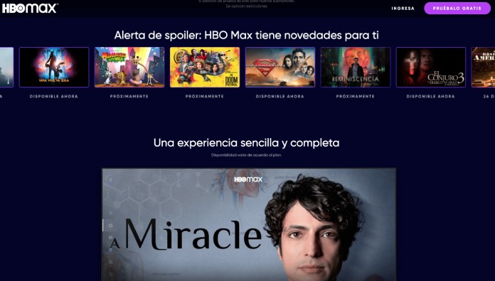 Servicios streaming: HBO Max