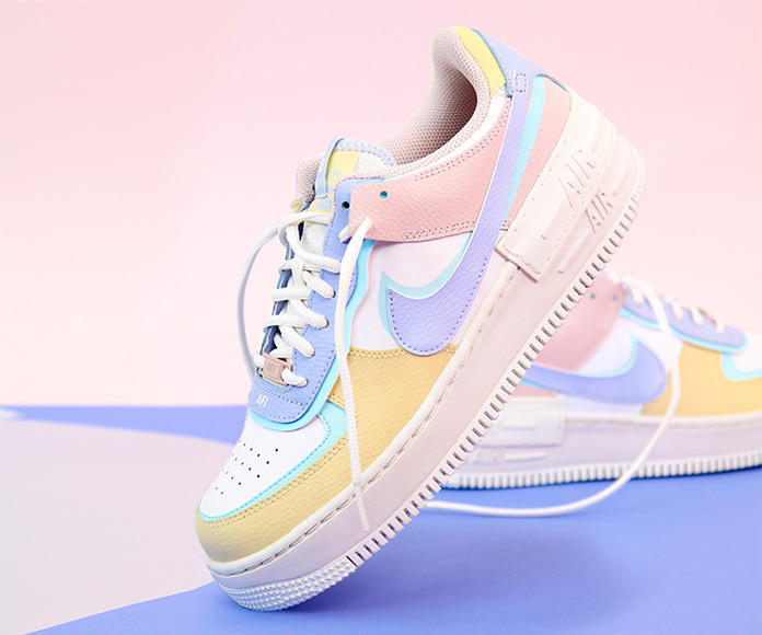 Zapatillas Nike en colores pastel