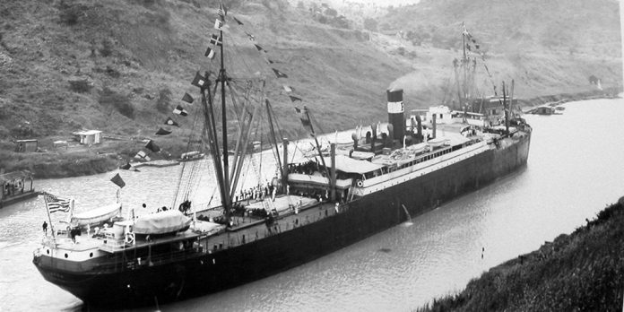 Apertura del Canal de Panamá con el SS Ancón