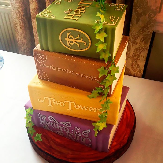 Tarta libros de Tolkien