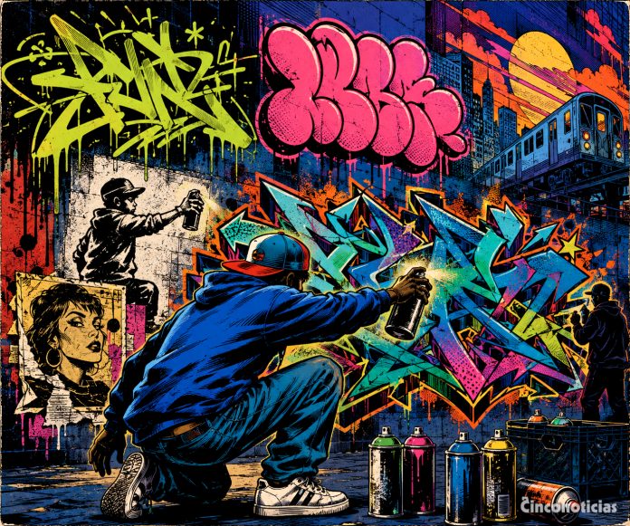 Técnicas del graffiti: materiales, características y ejemplos visuales de los diferentes estilos de graffiti