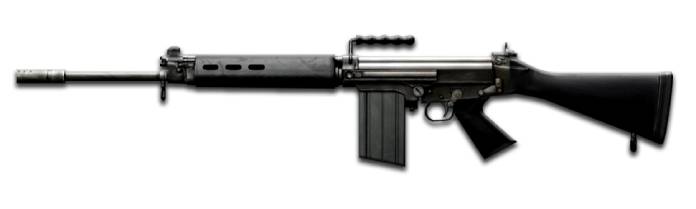 Imagen del arma belga FN-FAL 