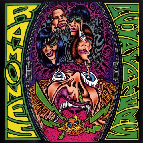 La portada del álbum tiene una ilustración psicodélica de los integrantes de la banda.