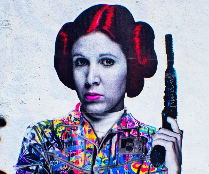 Graffiti de la Princesa Leia