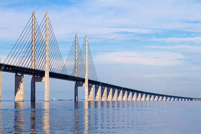 Tipos de puentes: puentes atirantados - Puente de Oresund