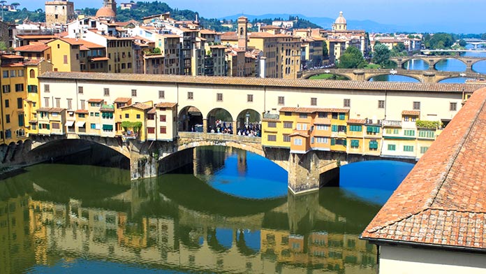 Tipos de puentes: puentes de piedra - Ponte Vecchio