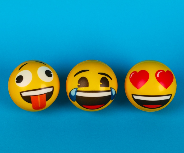 Emojis con diferentes reacciones.