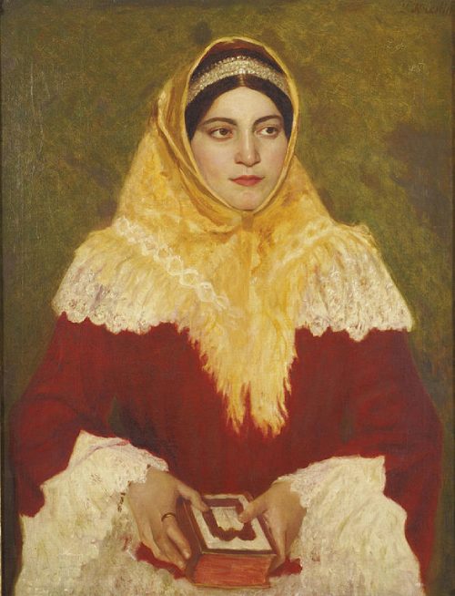 Retrato de una mujer judía.