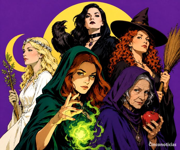 Tipos de brujas: características, poderes y prácticas de las diferentes clases de brujas que existen