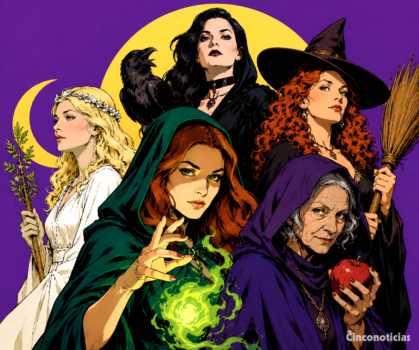 Tipos de brujas: características, poderes y prácticas de las diferentes clases de brujas que existen