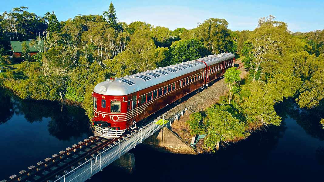 Este tren turístico de Australia se convierte en el primer tren solar