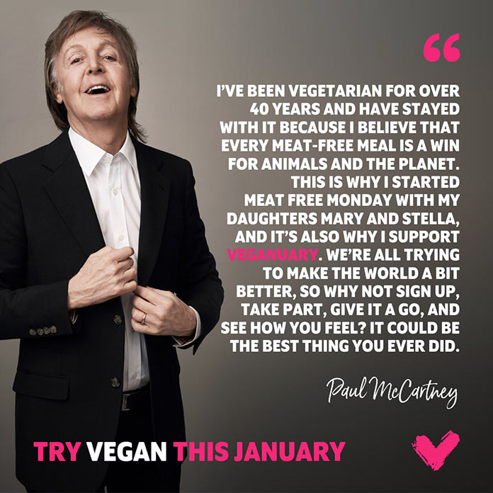 Paul McCartney - Veganuary 2020