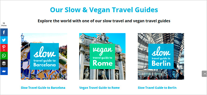 Web Slow Vegan Travel