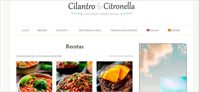 Web Cilantro & Citronella