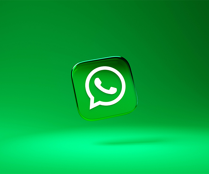 Icono de WhatsApp en 3D