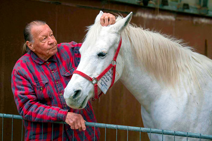 Jenny con su dueño Werner
